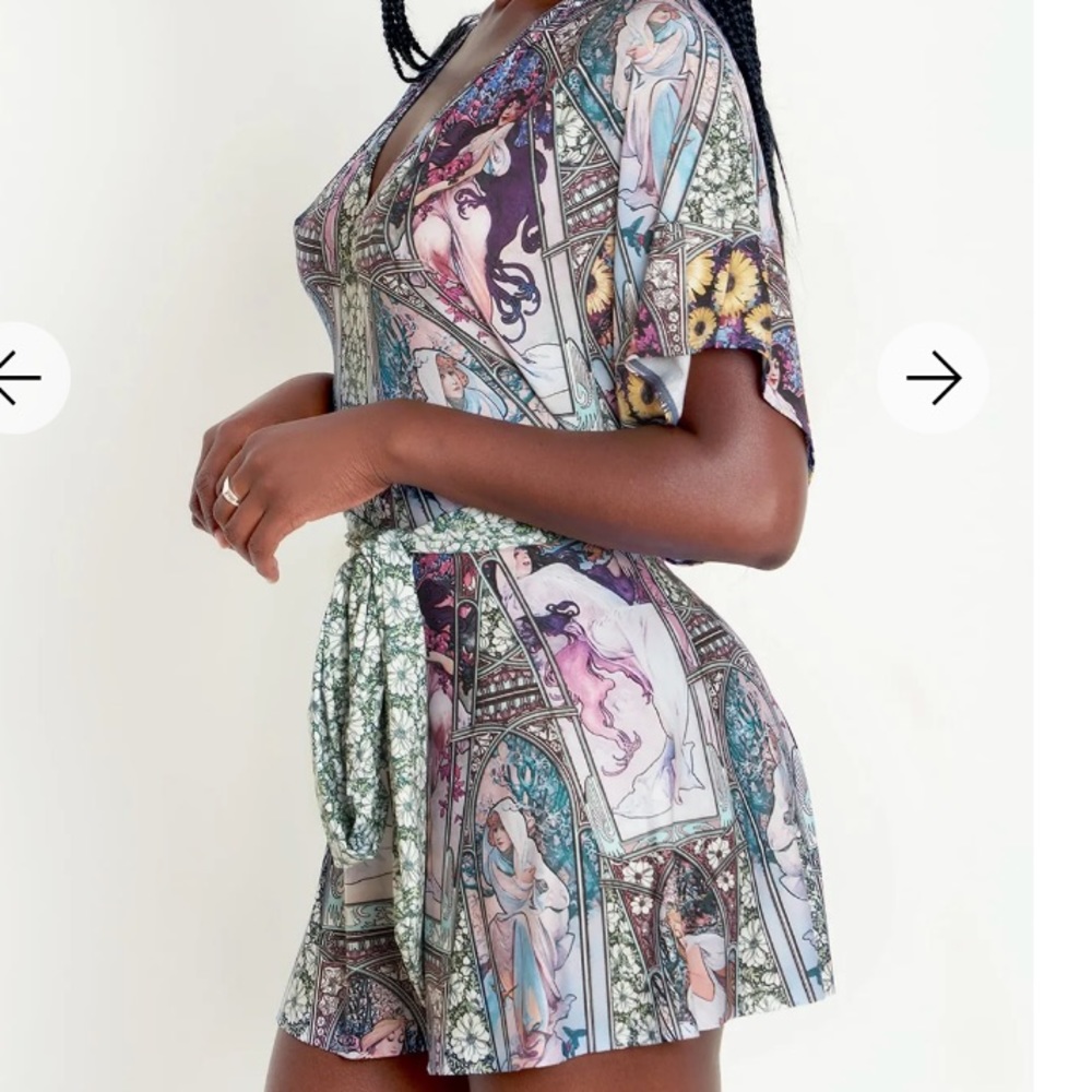 Four Seasons slinky playsuit -limited - Picture 4 of 9